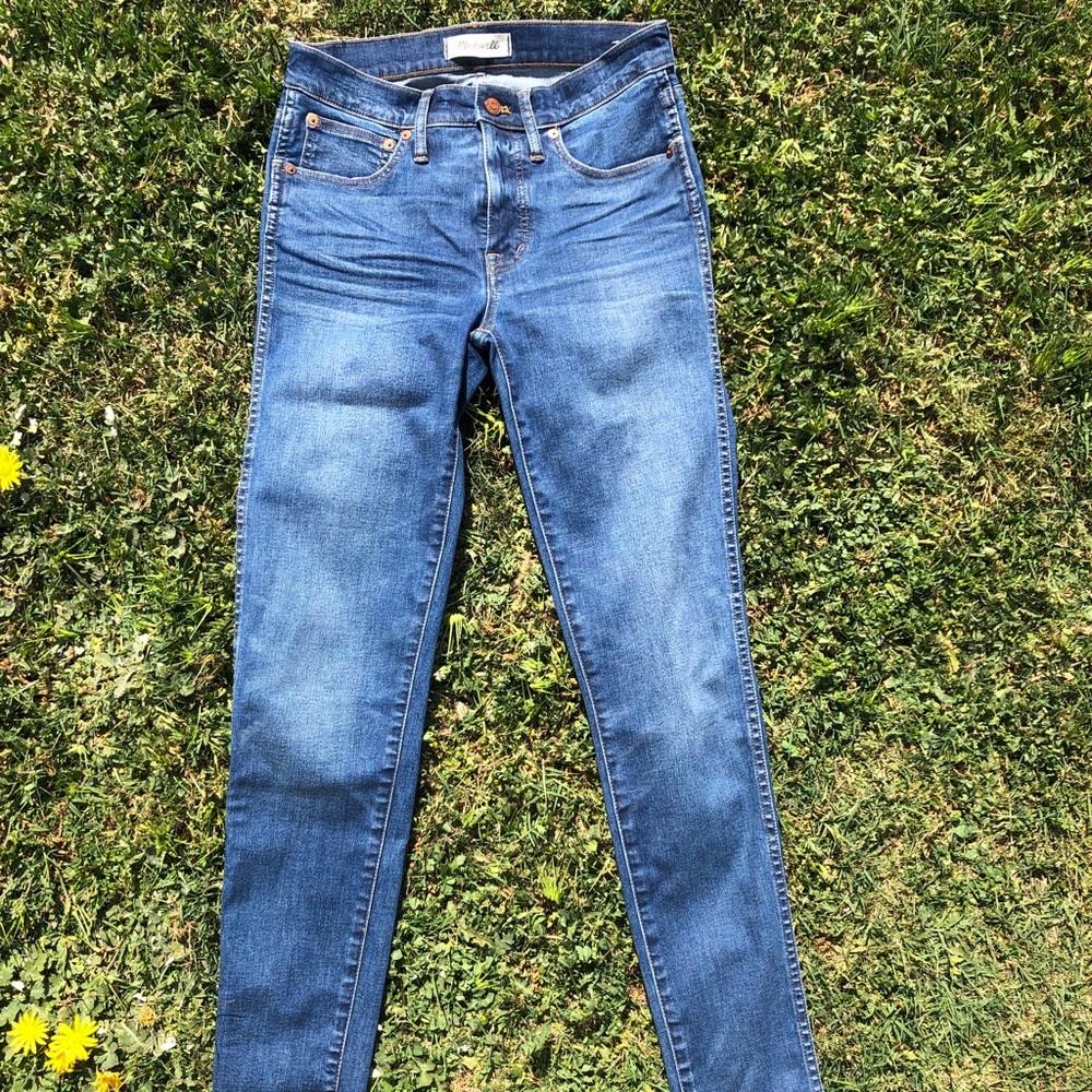 Madewell 9” High Rise Skinny Jeans EUC